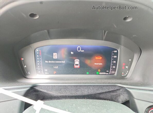 1HGCY1F44SA031482 2025 HONDA ACCORD Gray Вид щитка приладів