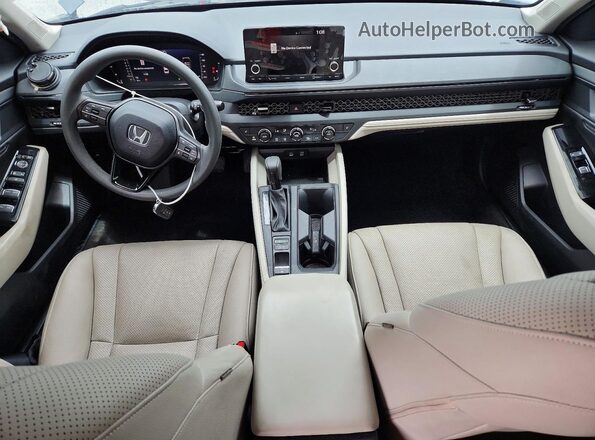 1HGCY1F44SA031482 2025 HONDA ACCORD Gray Вид панелі приладів