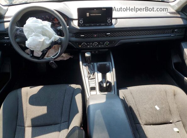 1HGCY1F44SA059749 2025 HONDA ACCORD Black Widok deski rozdzielczej