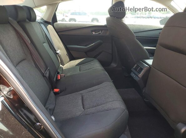 1HGCY1F44SA059749 2025 HONDA ACCORD Black Widok tylnych siedzeń