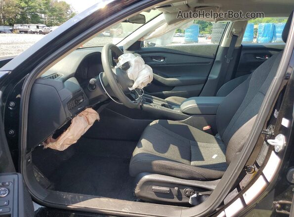 1HGCY1F44SA059749 2025 HONDA ACCORD Black Widok wnętrza z przodu