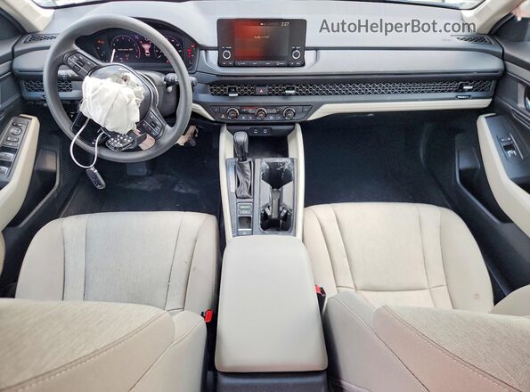 1HGCY1F44SA080374 2025 HONDA ACCORD Gray Widok deski rozdzielczej