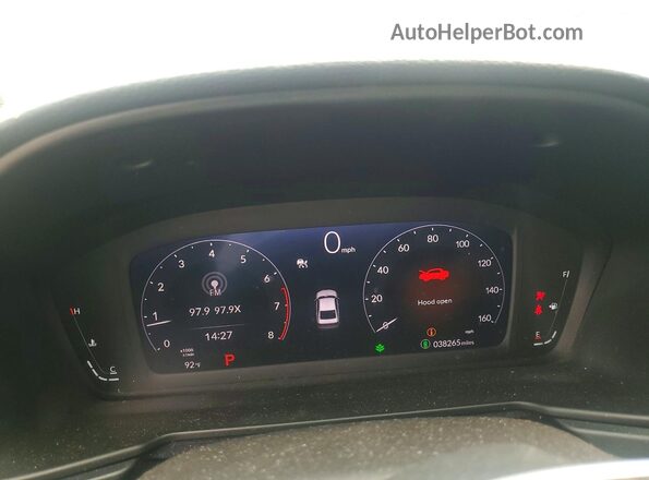 1HGCY1F45SA024508 2025 HONDA ACCORD Gray Սարքավորումների վահանակի տեսք