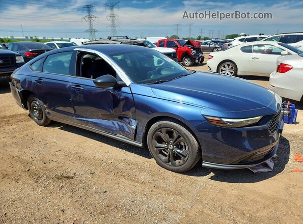 1HGCY1F45SA036139 2025 HONDA ACCORD Синий Передняя правая четверть