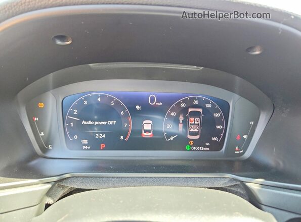 1HGCY1F45SA036139 2025 HONDA ACCORD Синий Вид щитка приборов