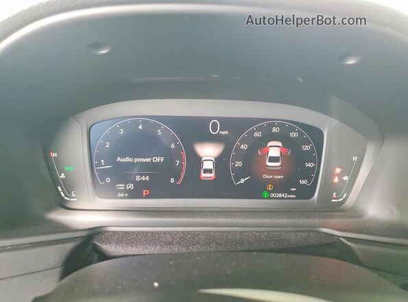 1HGCY1F45SA087897 2025 HONDA ACCORD Silver Vista del cuadro de instrumentos