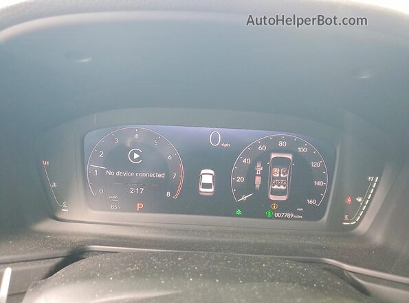 1HGCY1F45TA010710 2026 HONDA ACCORD Серый Вид щитка приборов