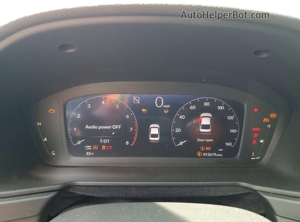 1HGCY1F47SA001781 2025 HONDA ACCORD Gray Vista del cuadro de instrumentos