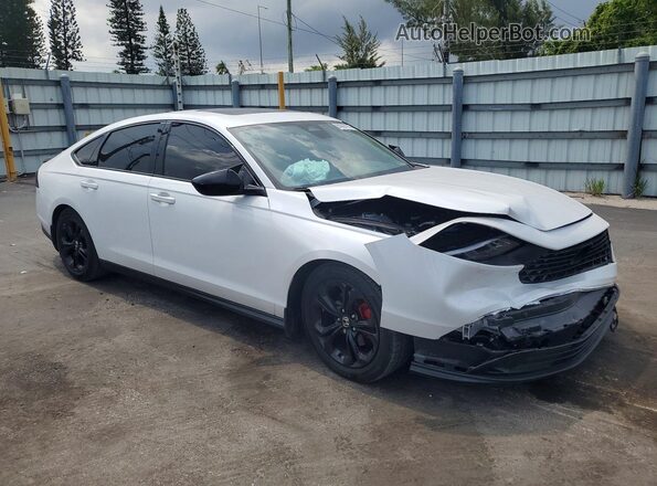 1HGCY1F47SA057431 2025 HONDA ACCORD White Вид ззаду
