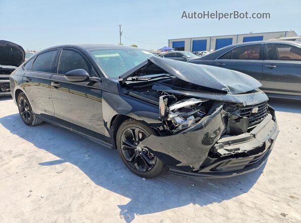 1HGCY1F48SA038306 2025 HONDA ACCORD Black Delantero derecho