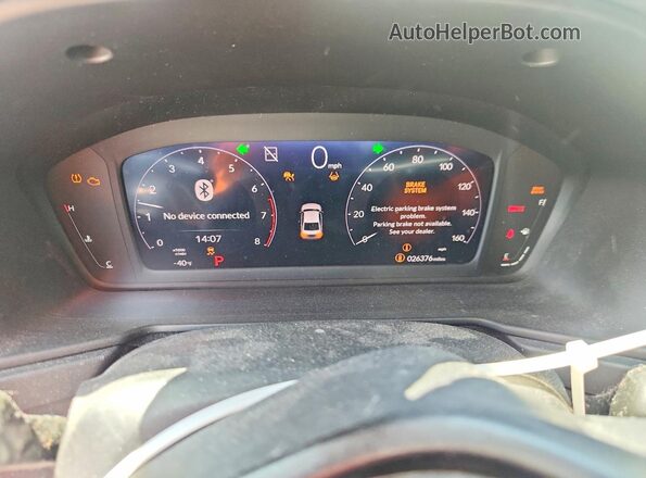 1HGCY1F48SA038306 2025 HONDA ACCORD Black Vista del cuadro de instrumentos