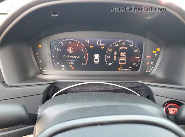 1HGCY1F48TA003234 2026 HONDA ACCORD Blue ხელსაწყოთა პანელის ხედი