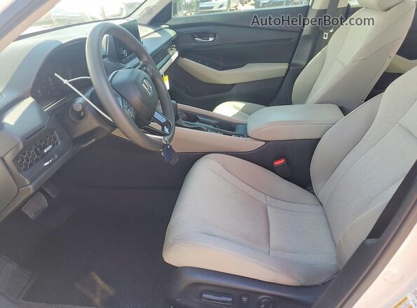 1HGCY1F49SA017674 2025 HONDA ACCORD White Front interior view