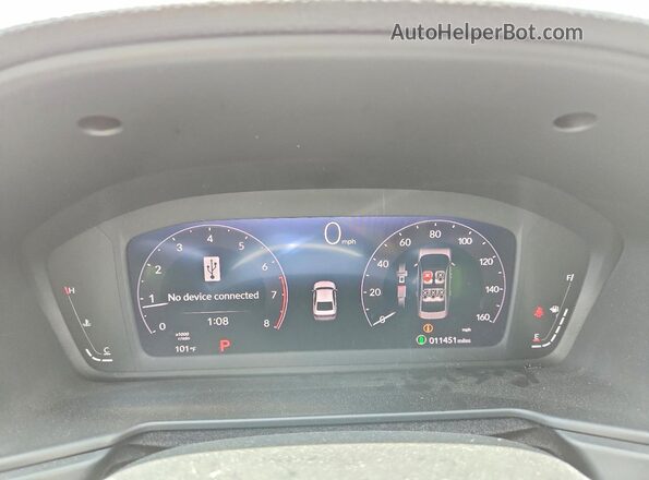 1HGCY1F49SA088471 2025 HONDA ACCORD Gray Vista del cuadro de instrumentos