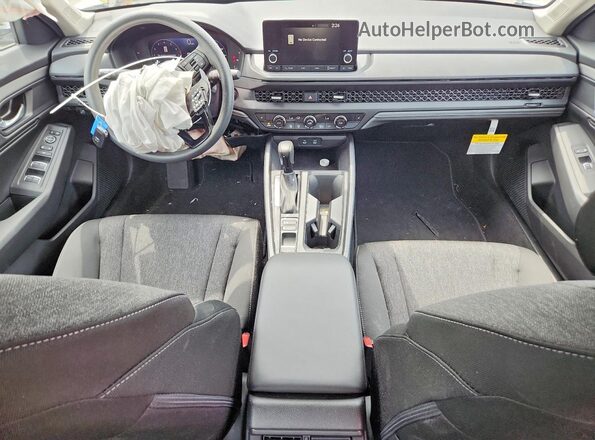 1HGCY1F49SA088681 2025 HONDA ACCORD White Widok deski rozdzielczej