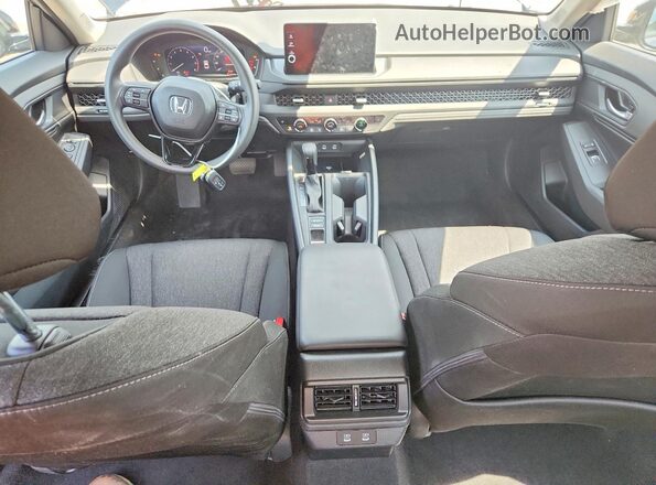 1HGCY1F49TA007616 2026 HONDA ACCORD Black Вид панелі приладів