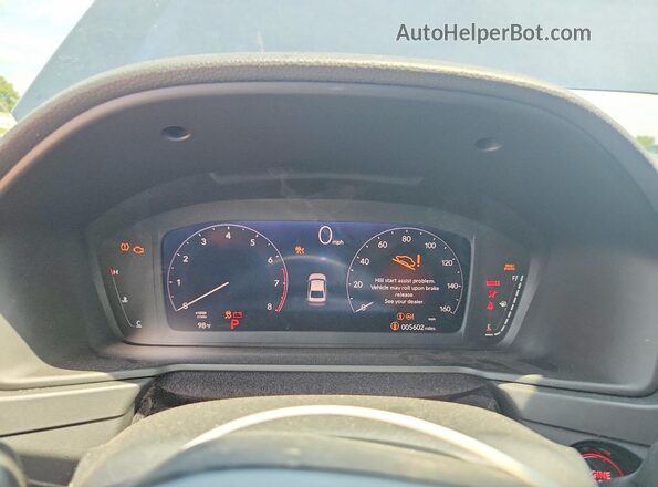 1HGCY1F49TA007616 2026 HONDA ACCORD Black Вид щитка приладів