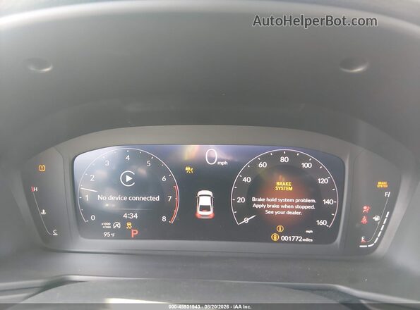 1HGCY1F49TA052488 2026 HONDA ACCORD Silver უკანა სავარძლების ხედი