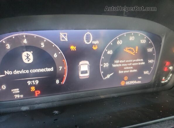 1HGCY1F4XSA004237 2025 HONDA ACCORD Charcoal Սարքավորումների վահանակի տեսք