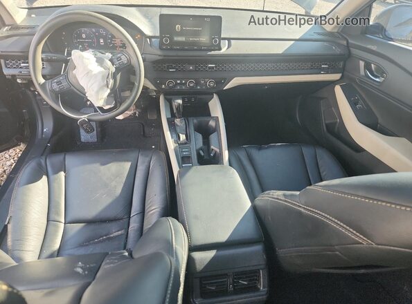 1HGCY1F4XSA004237 2025 HONDA ACCORD Charcoal Առջևի վահանակի տեսք
