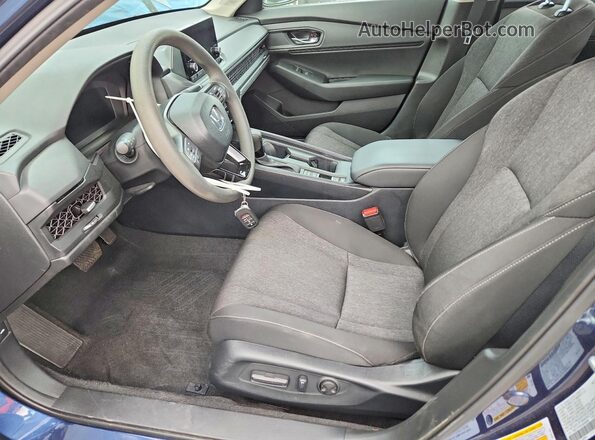 1HGCY1F4XSA046584 2025 HONDA ACCORD Blue წინა სალონის ხედი