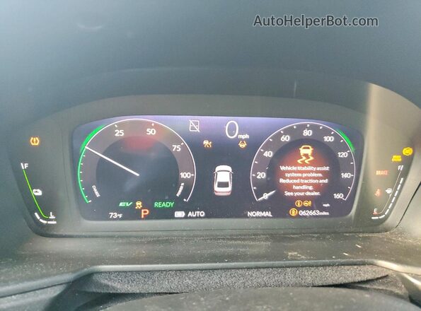 1HGCY2F50PA008433 2023 HONDA ACCORD White Widok zestawu wskaźników