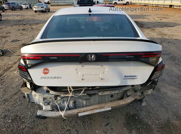 1HGCY2F50PA008433 2023 HONDA ACCORD White Widok z tyłu