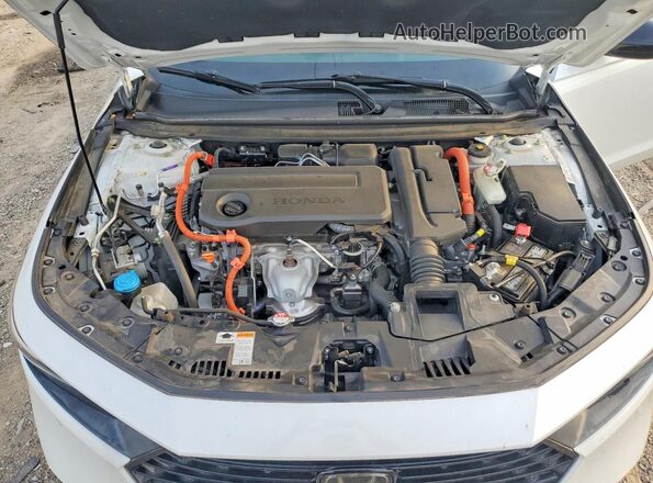 1HGCY2F50PA008433 2023 HONDA ACCORD White Widok wnętrza z tyłu