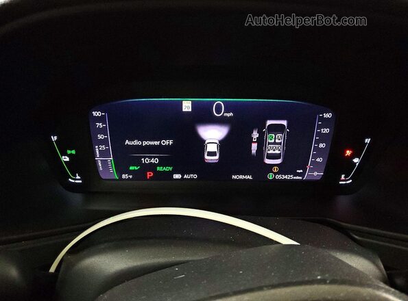 1HGCY2F50PA027290 2023 HONDA ACCORD Бордовый Вид щитка приборов