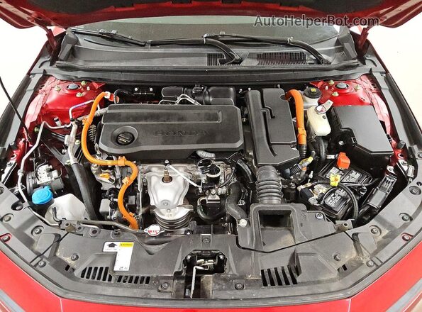 1HGCY2F50PA027290 2023 HONDA ACCORD Бордовый Вид задней части салона
