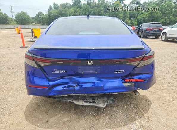 1HGCY2F50PA060807 2023 HONDA ACCORD Blue Вид ззаду