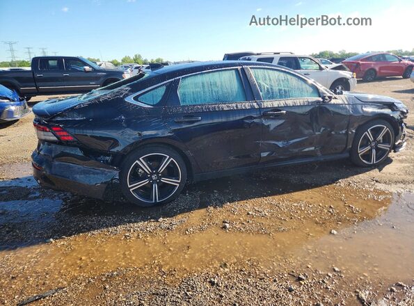 1HGCY2F50SA035687 2025 HONDA ACCORD Black უკანა მარჯვენა