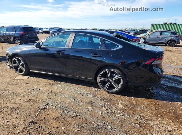 1HGCY2F50SA035687 2025 HONDA ACCORD Black უკანა მარცხენა