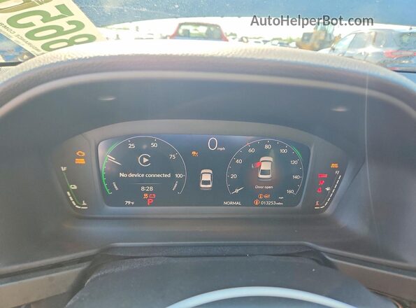 1HGCY2F50SA035687 2025 HONDA ACCORD Black ხელსაწყოთა პანელის ხედი