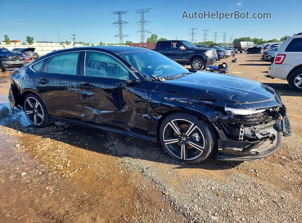 1HGCY2F50SA035687 2025 HONDA ACCORD Black წინა მარჯვენა