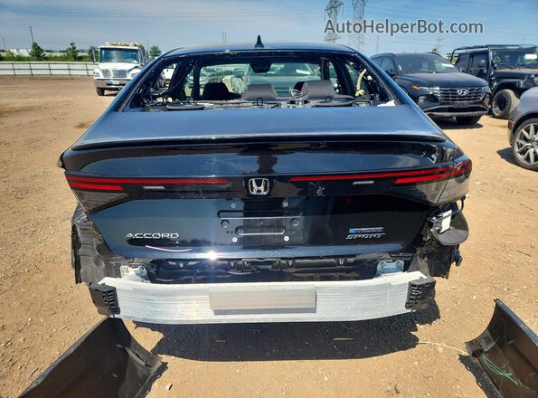 1HGCY2F50SA098112 2025 HONDA ACCORD Black Вид ззаду