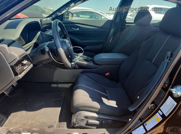 1HGCY2F50SA098112 2025 HONDA ACCORD Black Вид салону спереду