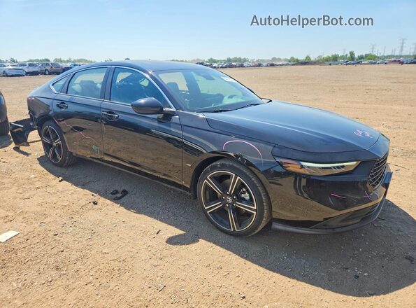 1HGCY2F50SA098112 2025 HONDA ACCORD Black Передня права чверть