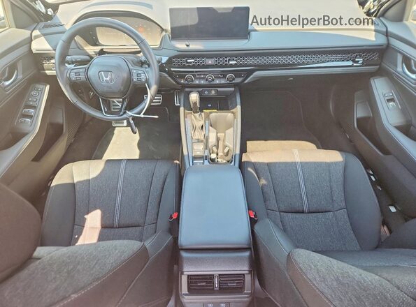 1HGCY2F50SA098112 2025 HONDA ACCORD Black Вид панелі приладів