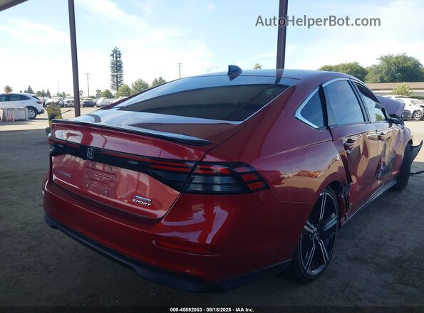 1HGCY2F51PA036578 2023 HONDA ACCORD Red უკანა მარჯვენა