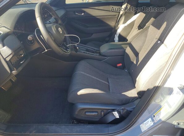1HGCY2F51PA037617 2023 HONDA ACCORD Gray წინა სალონის ხედი