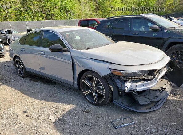 1HGCY2F51RA067526 2024 HONDA ACCORD Серый Передняя правая четверть