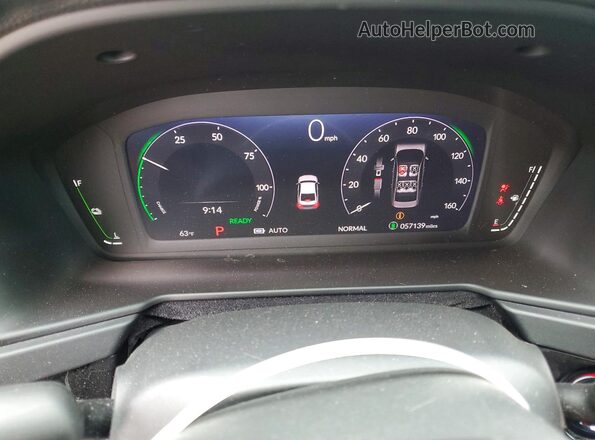 1HGCY2F51RA090787 2024 HONDA ACCORD White Widok zestawu wskaźników