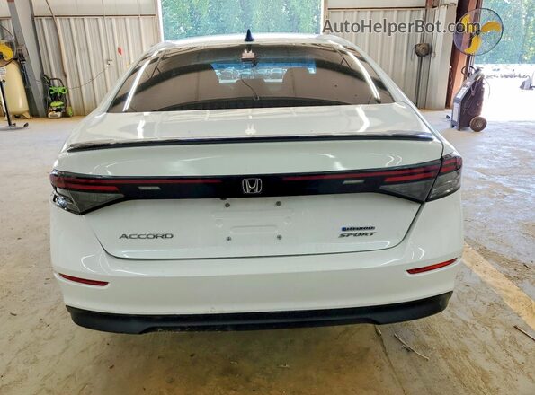 1HGCY2F51SA008904 2025 HONDA ACCORD White Вид ззаду
