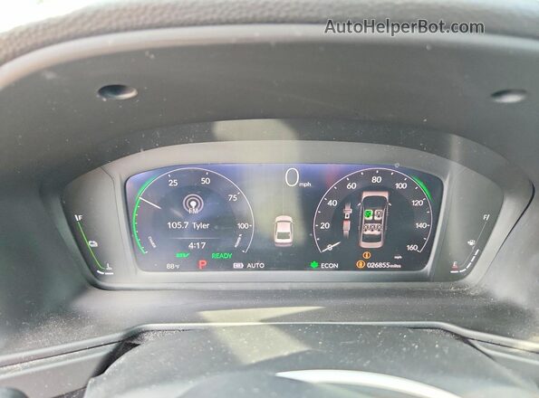 1HGCY2F51SA027517 2025 HONDA ACCORD Черный Вид щитка приборов