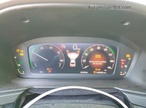 1HGCY2F51TA003672 2026 HONDA ACCORD White Vista del cuadro de instrumentos