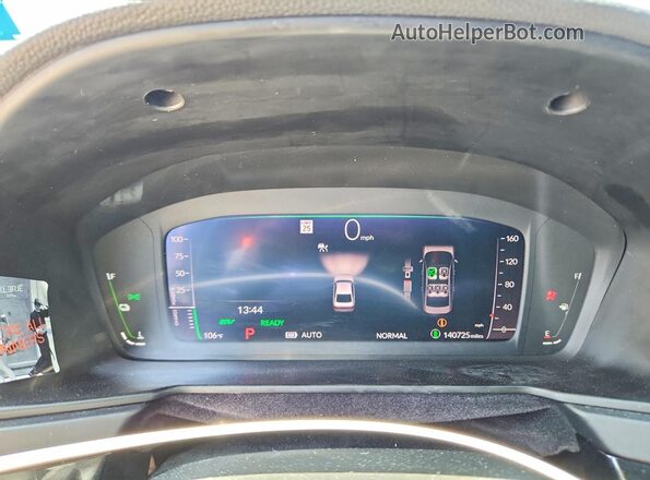 1HGCY2F52PA008451 2023 HONDA ACCORD White Vista del cuadro de instrumentos