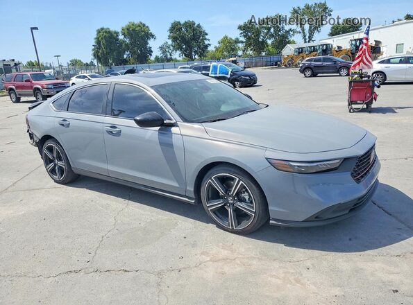 1HGCY2F52RA059936 2024 HONDA ACCORD Gray Delantero derecho
