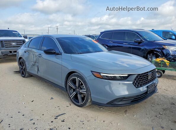 1HGCY2F52RA070614 2024 HONDA ACCORD Gray Delantero derecho