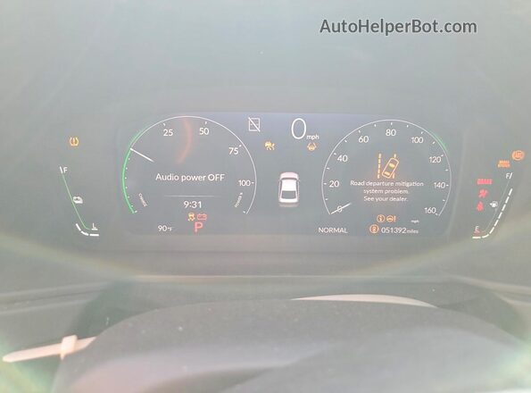 1HGCY2F52RA070614 2024 HONDA ACCORD Gray Vista del cuadro de instrumentos